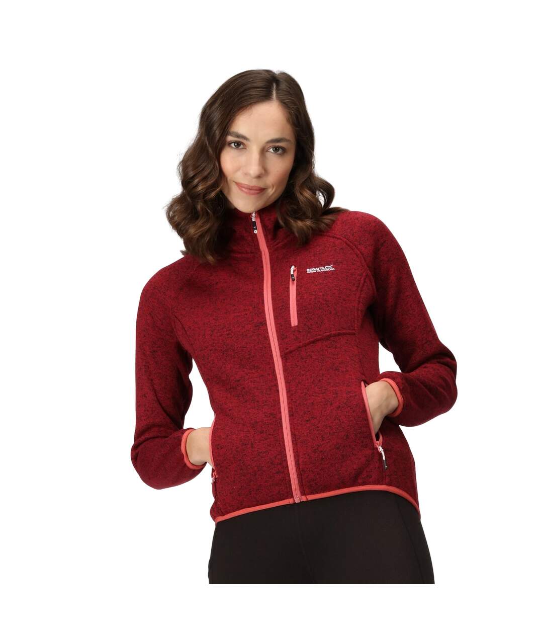 Veste polaire newhill femme rouge foncé Regatta-3