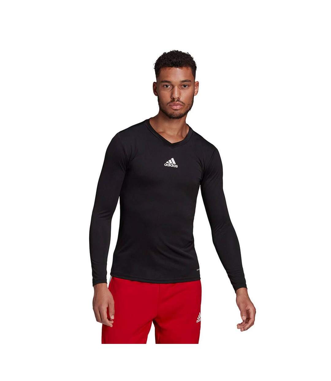 T-shirt Team Base Homme Noir Adidas-1