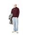 Sweat À Capuche Adulte Rouge Bordeaux Lacoste-1