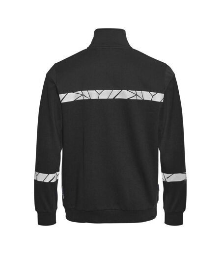 Mens Progression Hi-vis Full Zip Sweatshirt Black Projob