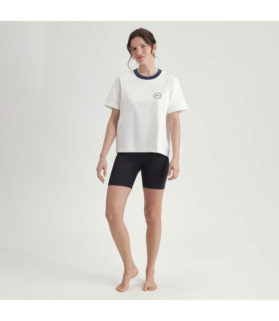 T-shirt coupe droite Dim x Inès de La Fressange-1