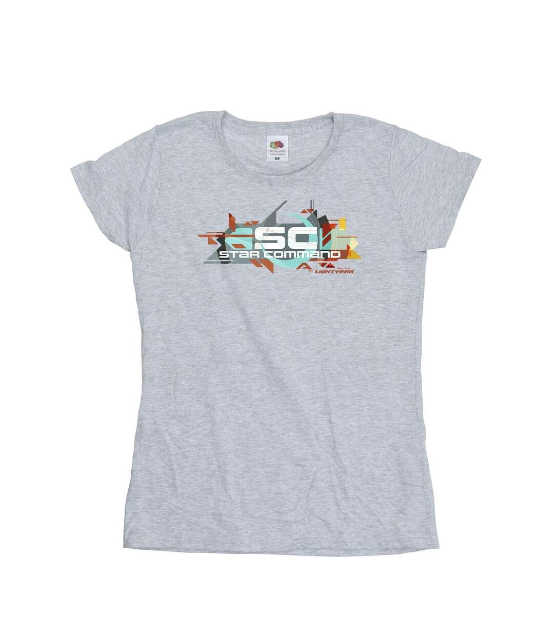 Disney Femme/Ladies Lightyear Star Command Graphic Title Cotton T-Shirt (Gris sportif) - UTBI29116-1