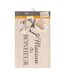Tapis d'Entrée Imprimé Happiness 50x80cm Beige-5