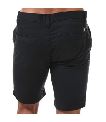 Mens Dillenger Cotton Twill Shorts Black Weekend Offender