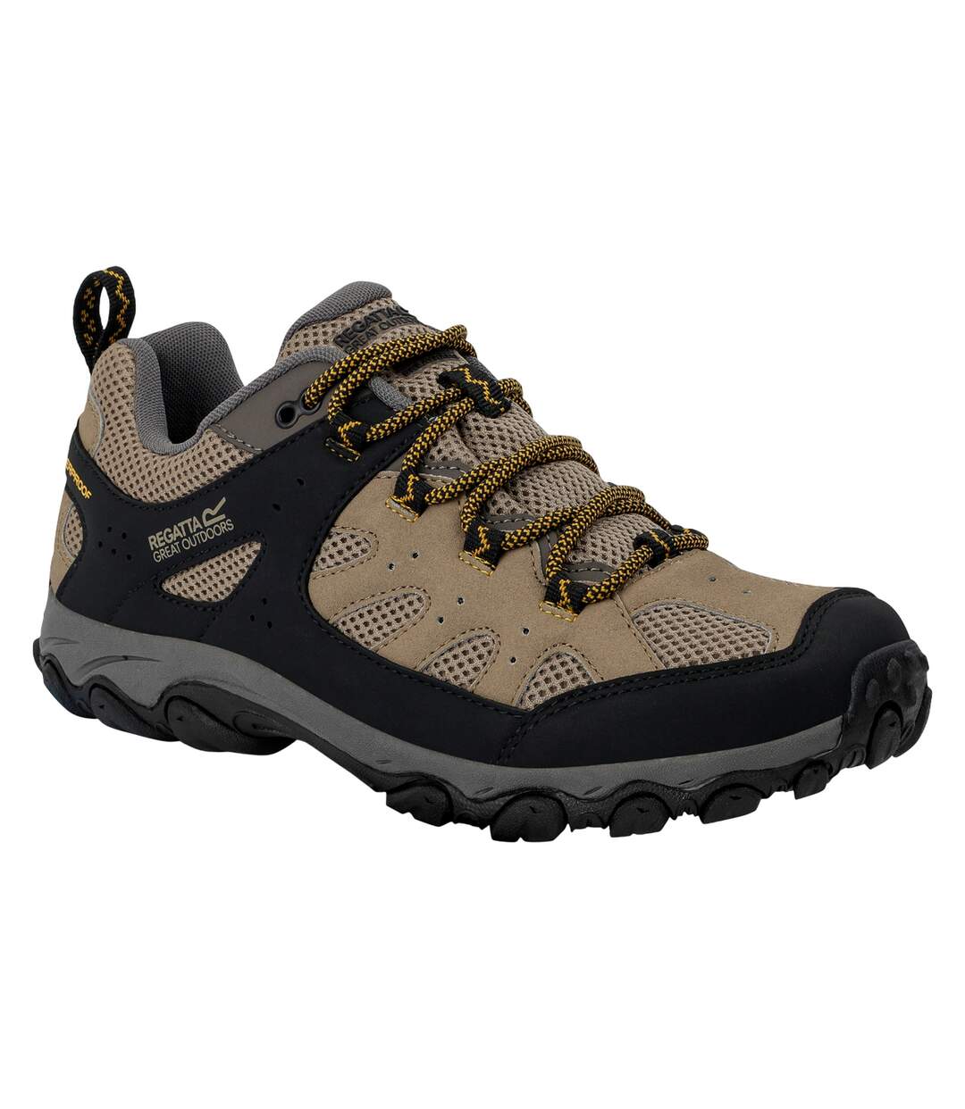Chaussures De Marche Edgepoint Homme Argile Jaune Or Regatta-1