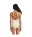 Maillot De Bain 1 Pièce Motif/style À Carreaux Femme Jaune Imprimé Be You-4