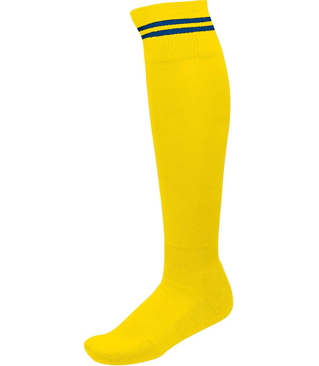 chaussettes sport - PA015 - jaune rayure royal-2