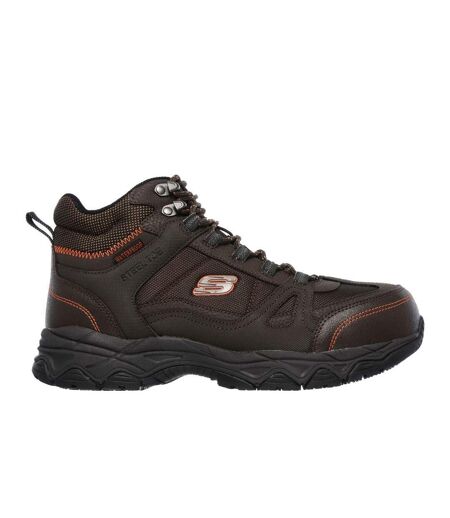 Skechers Mens Ledom Safety Boots (Dark Brown) - UTFS7767