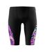 Mens Spliced Abstract Endurance+ Jammer Shorts Black Pink Speedo-1