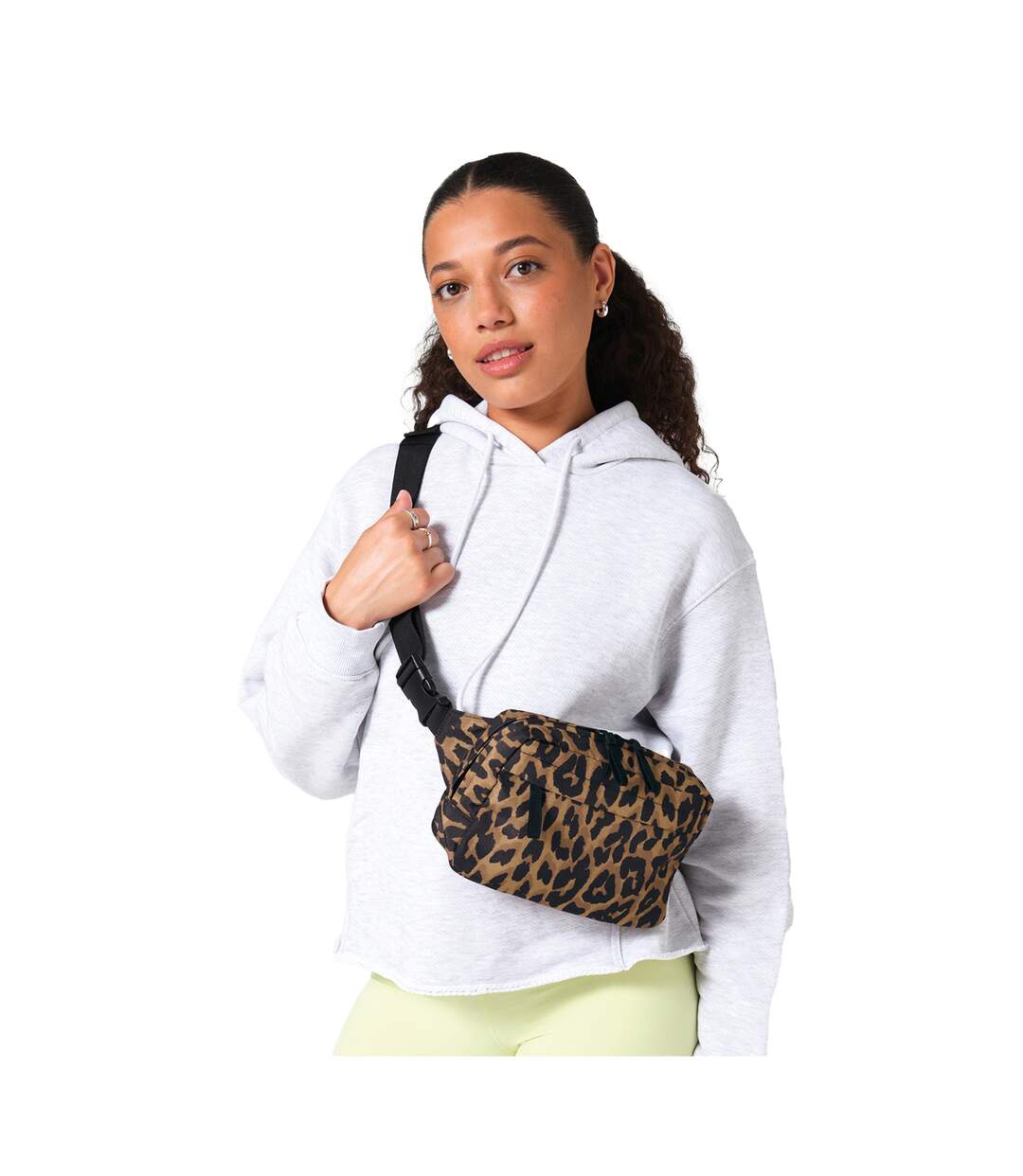 Leopard Print Crossbody Bag One Size Leopard Bagbase-2