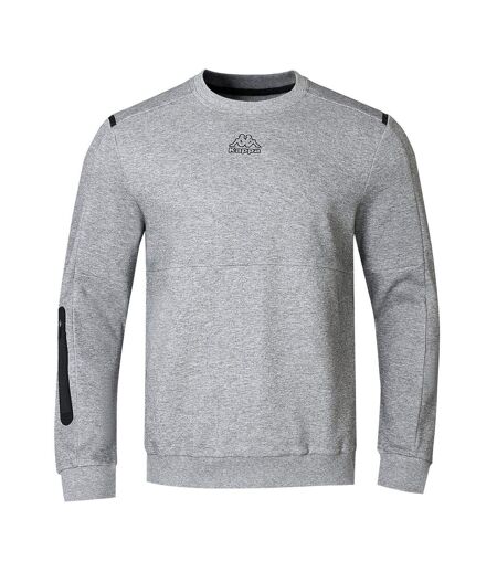 Mens Teddy Fleece Sweatshirt Grey Marl Kappa