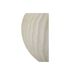 Vase Design Rainuré Icicle 40cm Crème-4