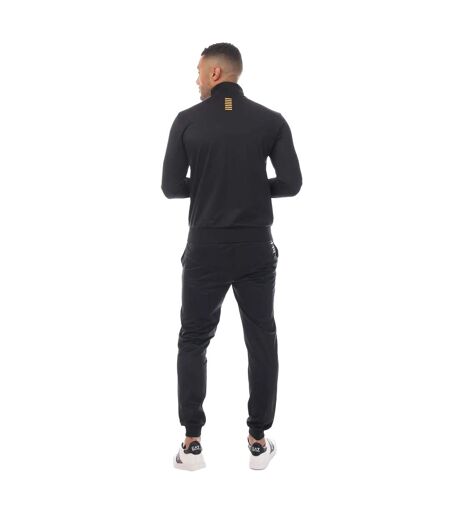 Mens ea7 full zip tracksuit black Emporio Armani