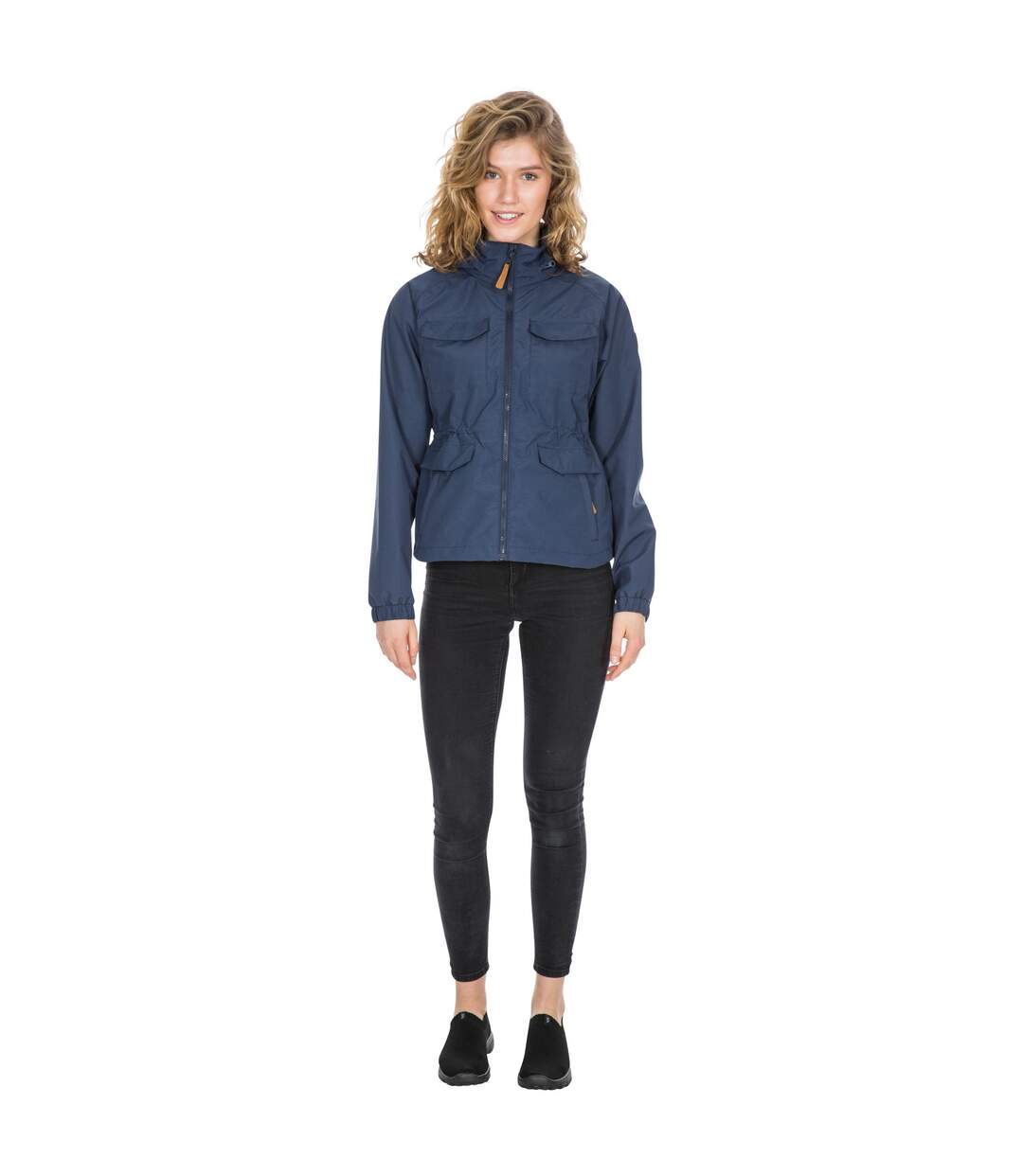 Veste imperméable busybee femme bleu marine Trespass-4