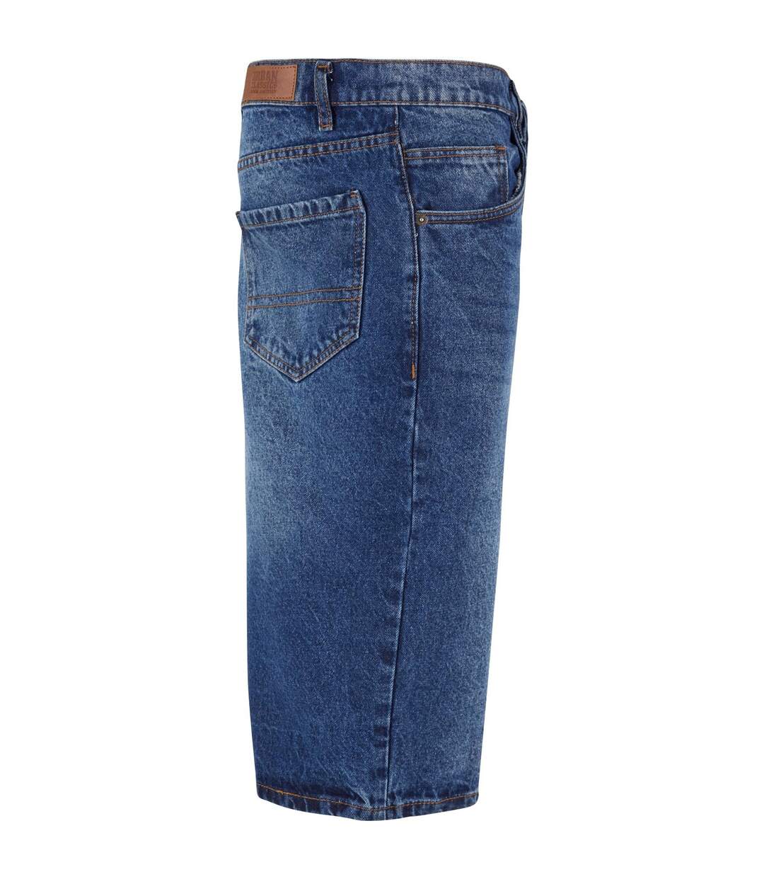 Short 90's Homme Bleu Délavé Urban Classics-4
