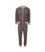 Mens Check Plaid Tracksuit Beige Lonsdale-1