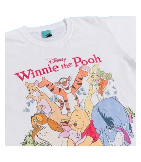 T-shirt Motif/style Amis Adulte Blanc Winnie The Pooh