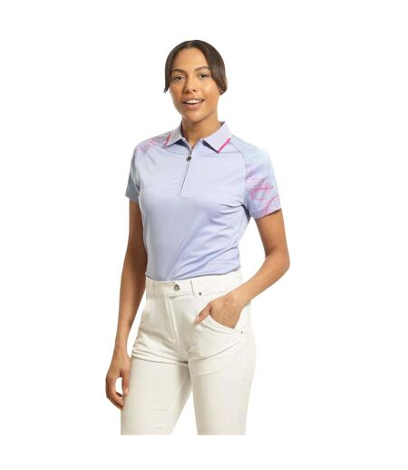 Polo femme violet Island Green