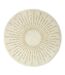Tapis Rond Enfant Soleil Métallisé 80cm Beige-1