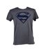 T shirt homme Licence Superhéros: Superman, Batman, Avengers..- Assortiment modèles photos selon arrivages- Er3533 Superman Anthracite