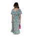 Womens/ladies Garden Polyester Frill Hem Summer Midi Dress Multicoloured AX Paris-3