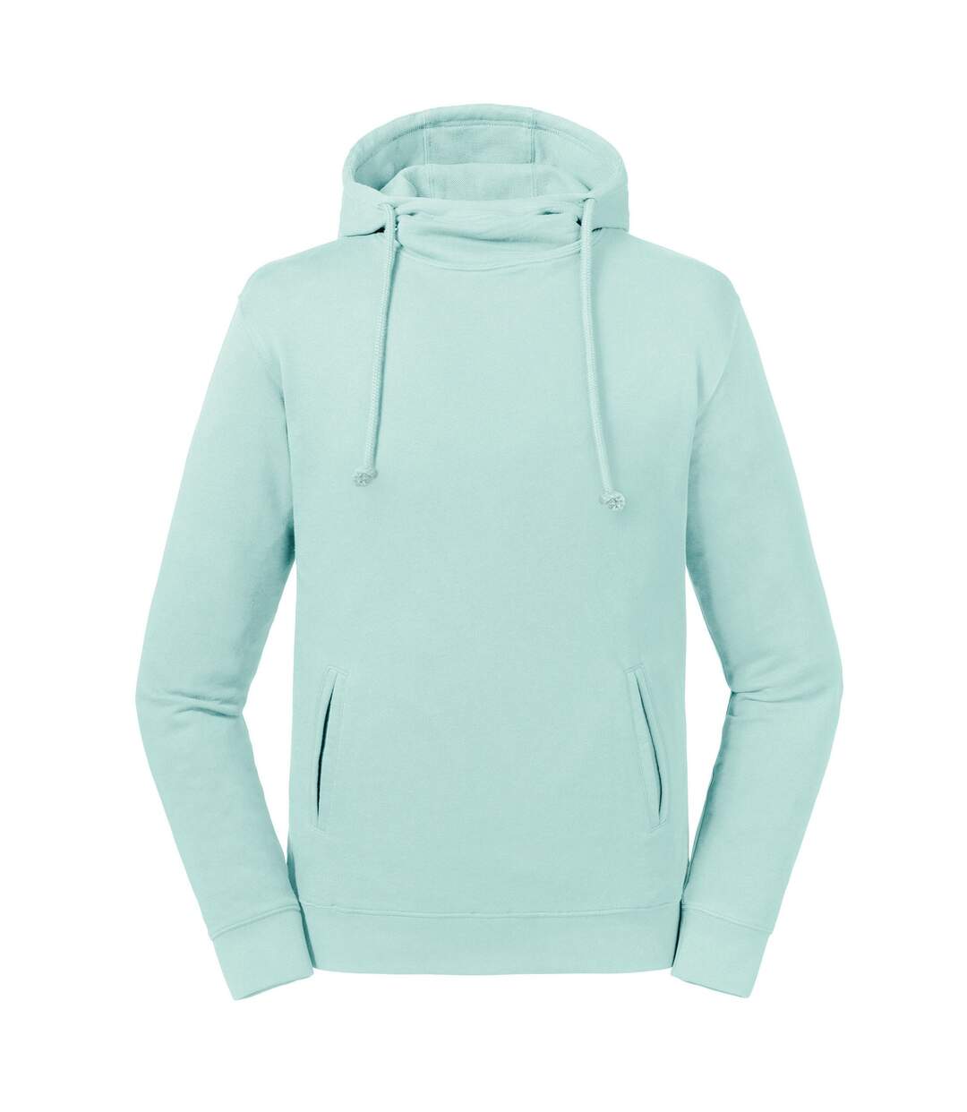 Sweat à capuche adulte turquoise Russell