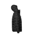 Womens/ladies Lite Hooded Padded Jacket Black Tee Jays-4