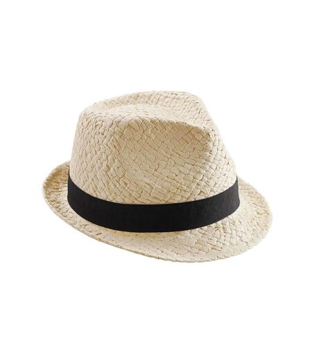Chapeau Trilby Festival Adulte Beige Pâle Beechfield
