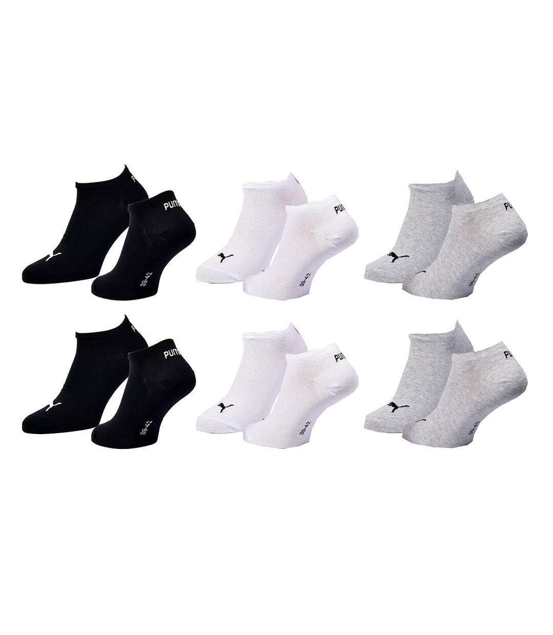 Chaussettes homme SPORT Socquettes SNEAKER Tige Courte Pack de 6 Paires SNEAKERS 36471