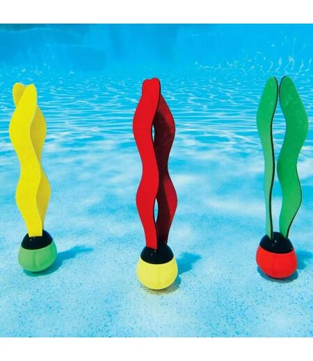 Lot de 3 Balles Lestées Ondulées 29cm Multicolore