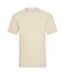 Mens Value Short Sleeve Casual T-Shirt (Beige)