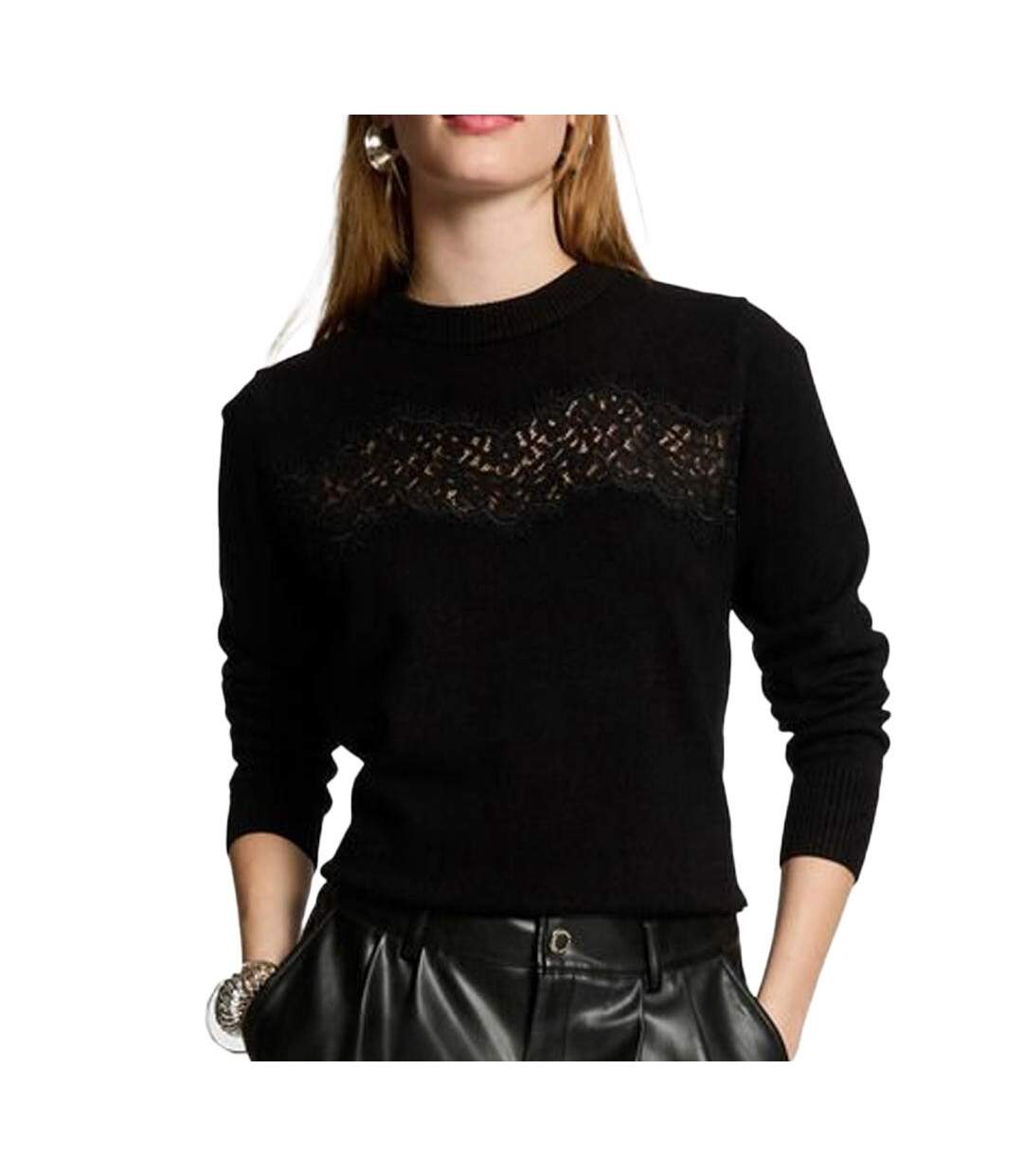 Pull noir femme morgan mdixie-1