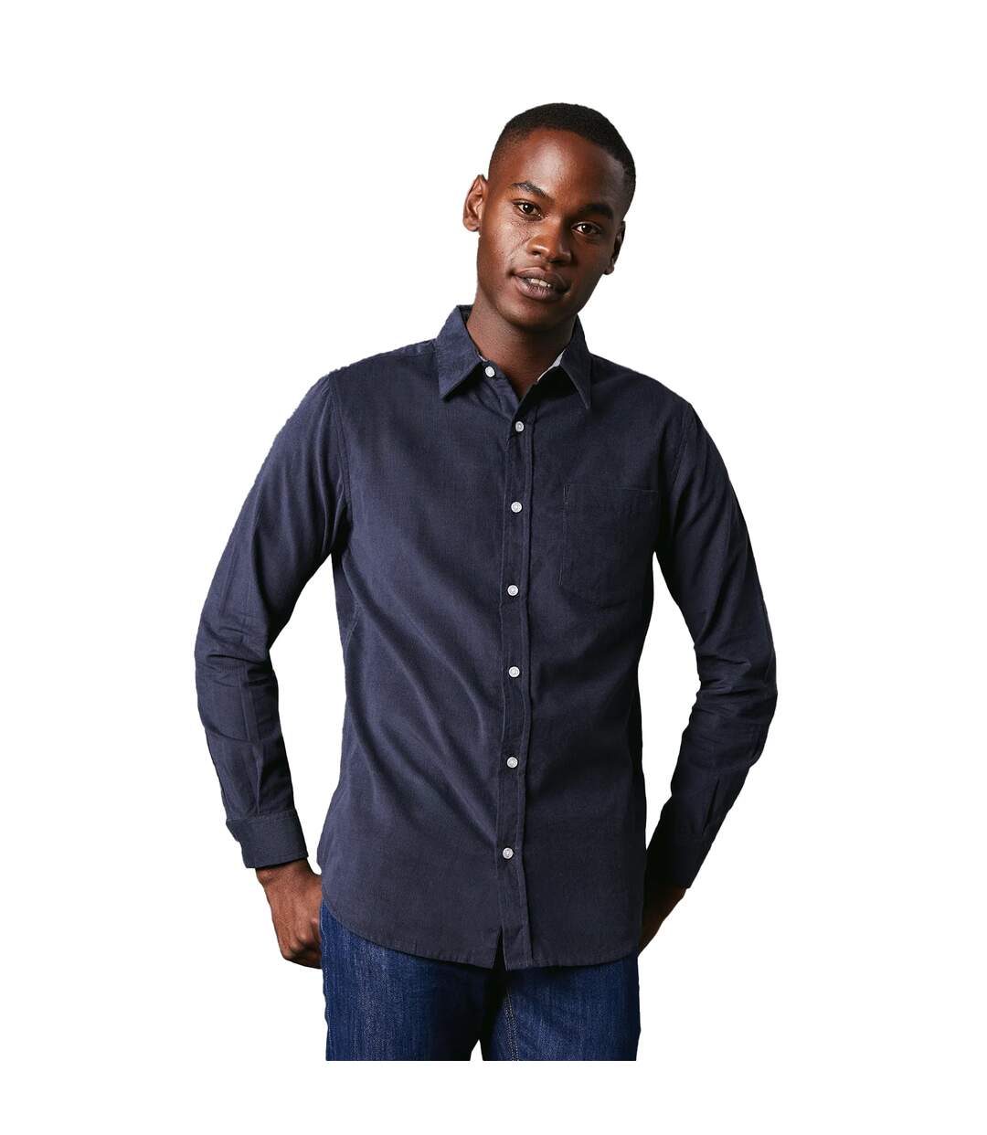 Chemise homme bleu foncé Maine