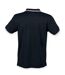 Mens coolplus tipped polo shirt navy/white Henbury