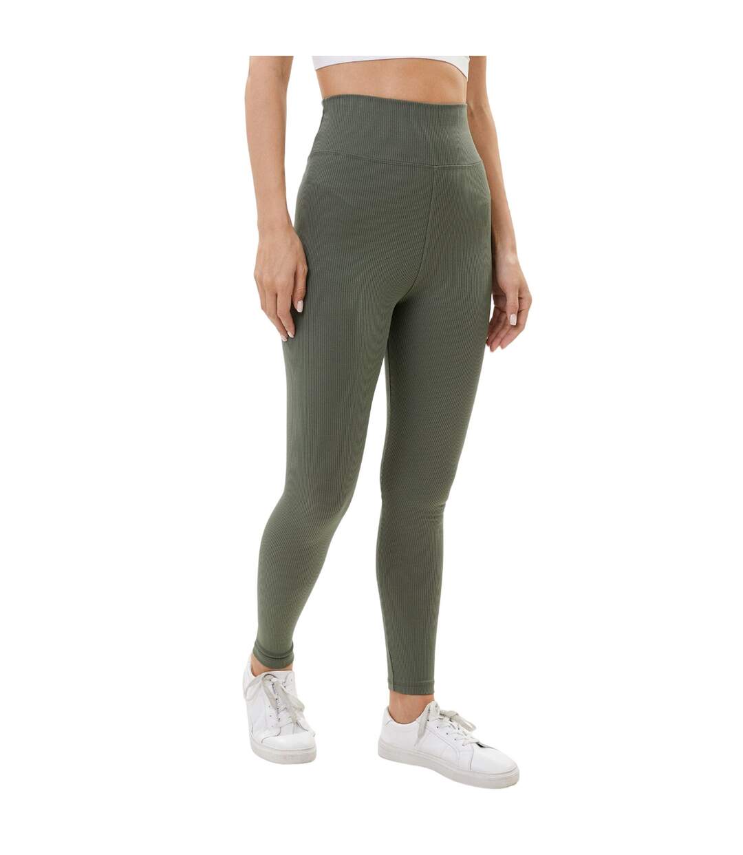 Legging zelal femme vert forêt Lookus-1