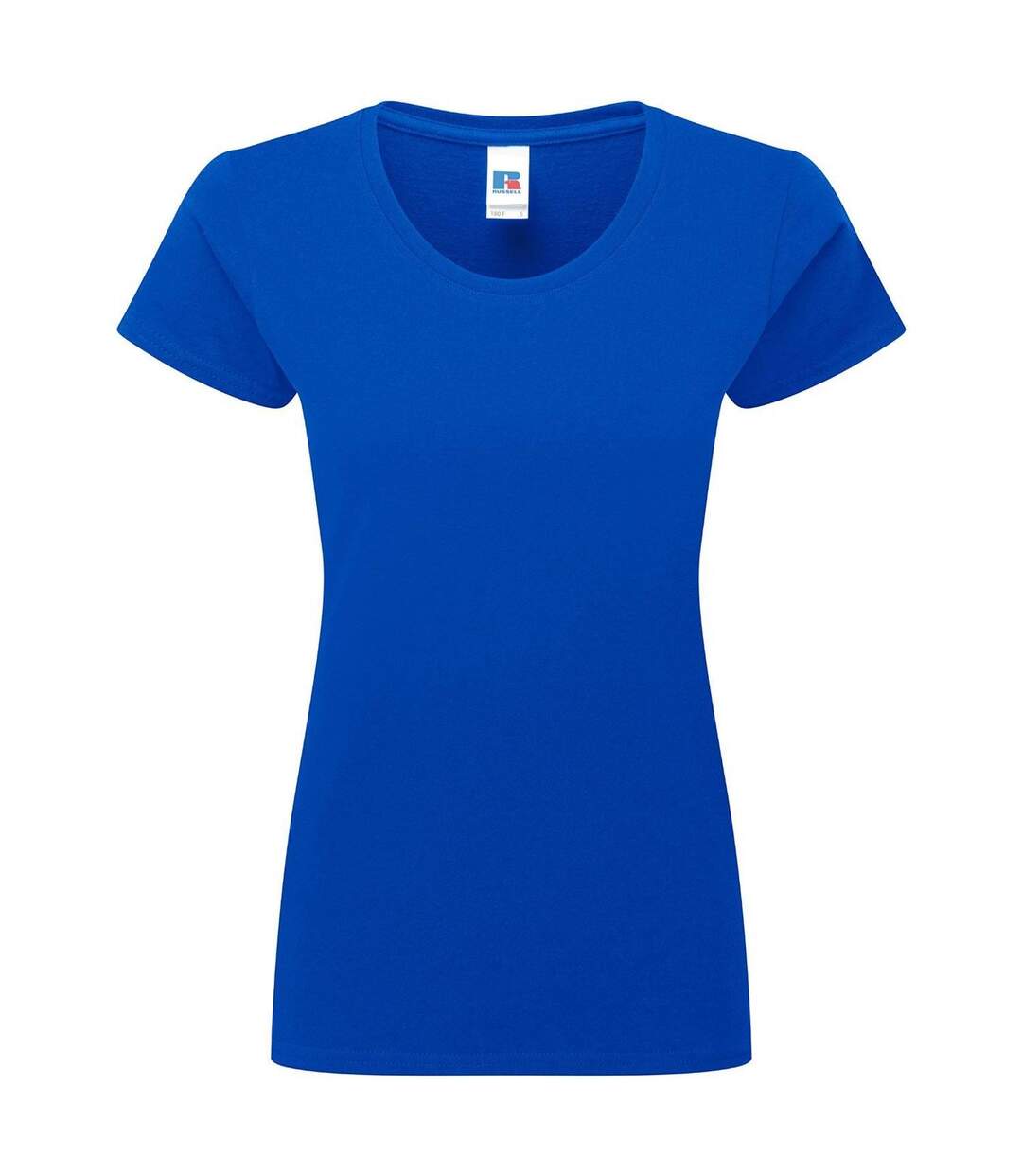 T-shirt femme authentic classic en coton ringspun bright royal Russell-1