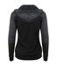 Veste À Capuche Cool Femme Noir Anthracite Chiné Just Cool-2