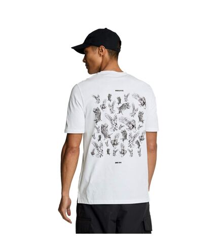 Mens scattered eagle t-shirt white Lyle & Scott