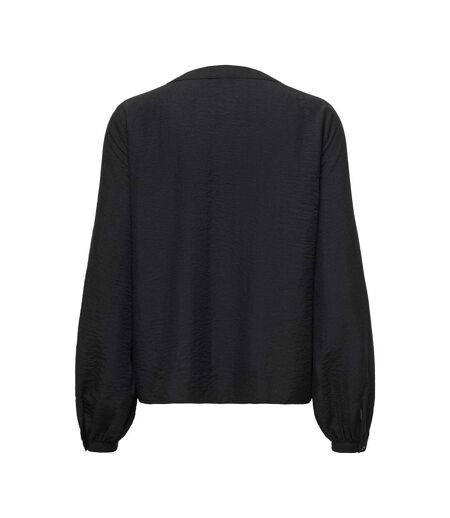 Blouse noire femme jdy train neck