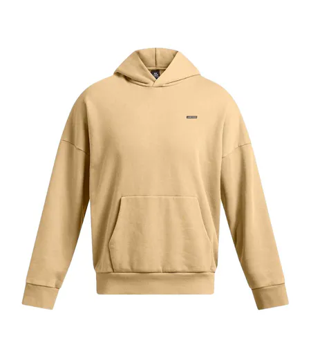 Sweat À Capuche Manches Tombantes Homme Marron Under Armour