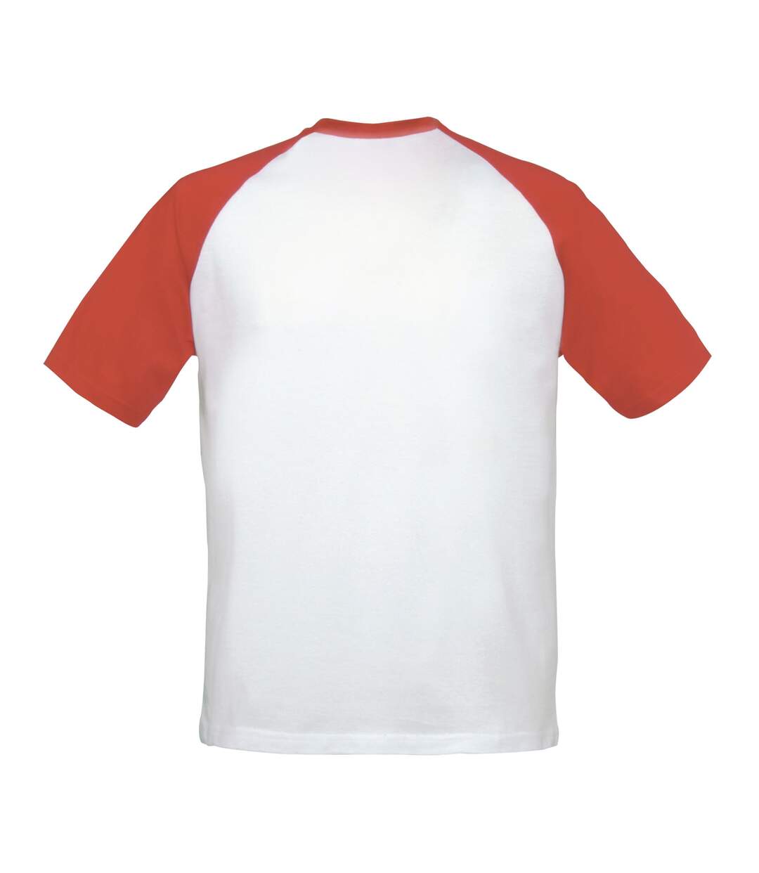 T-shirt Baseball Adulte Blanc Bleu Marine B&C-2