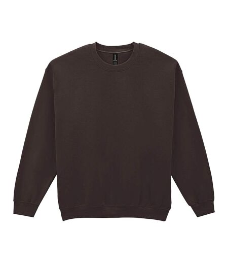 Sweat Uni À Col Ras-du-cou Heavy Blend Femme Marron Foncé Gildan