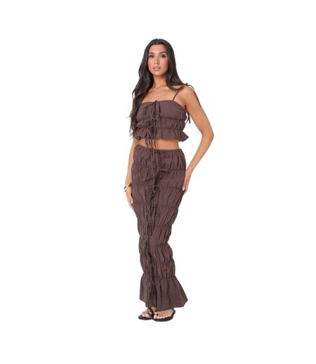 Jupe Longue Femme Marron I Saw It First
