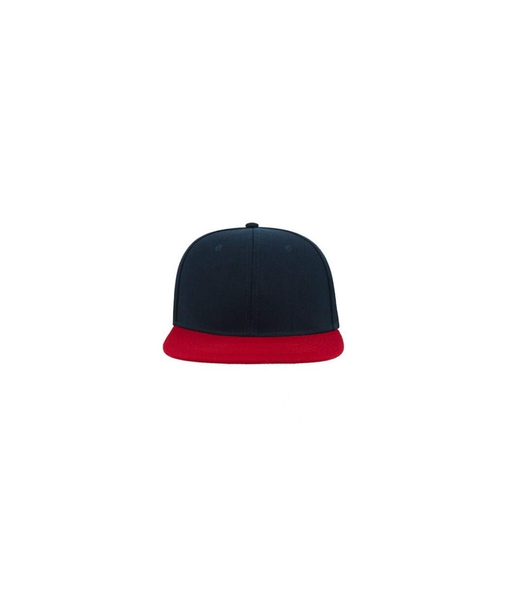 Lot de 2  casquettes avec visière plate adulte bleu marine / rouge Atlantis-4