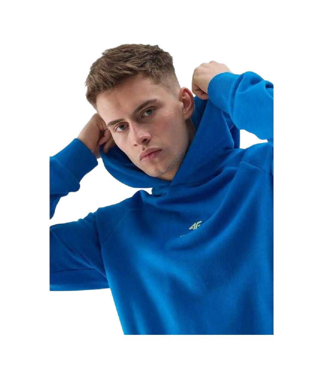 Mens Raglan Hoodie Blue 4F-4