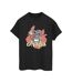 Disney Femmes/Les femmes Lilo And Stitch Ohana Pineapple Cotton Boyfriend T-Shirt (Noir) - UTBI30198-1