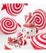 Boîte Déco Noël Bonhomme de Neige 30cm Rouge-4