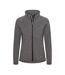 Womens/ladies Adapt Full Zip Fleece Jacket Anthracite Melange Cutter & Buck-1