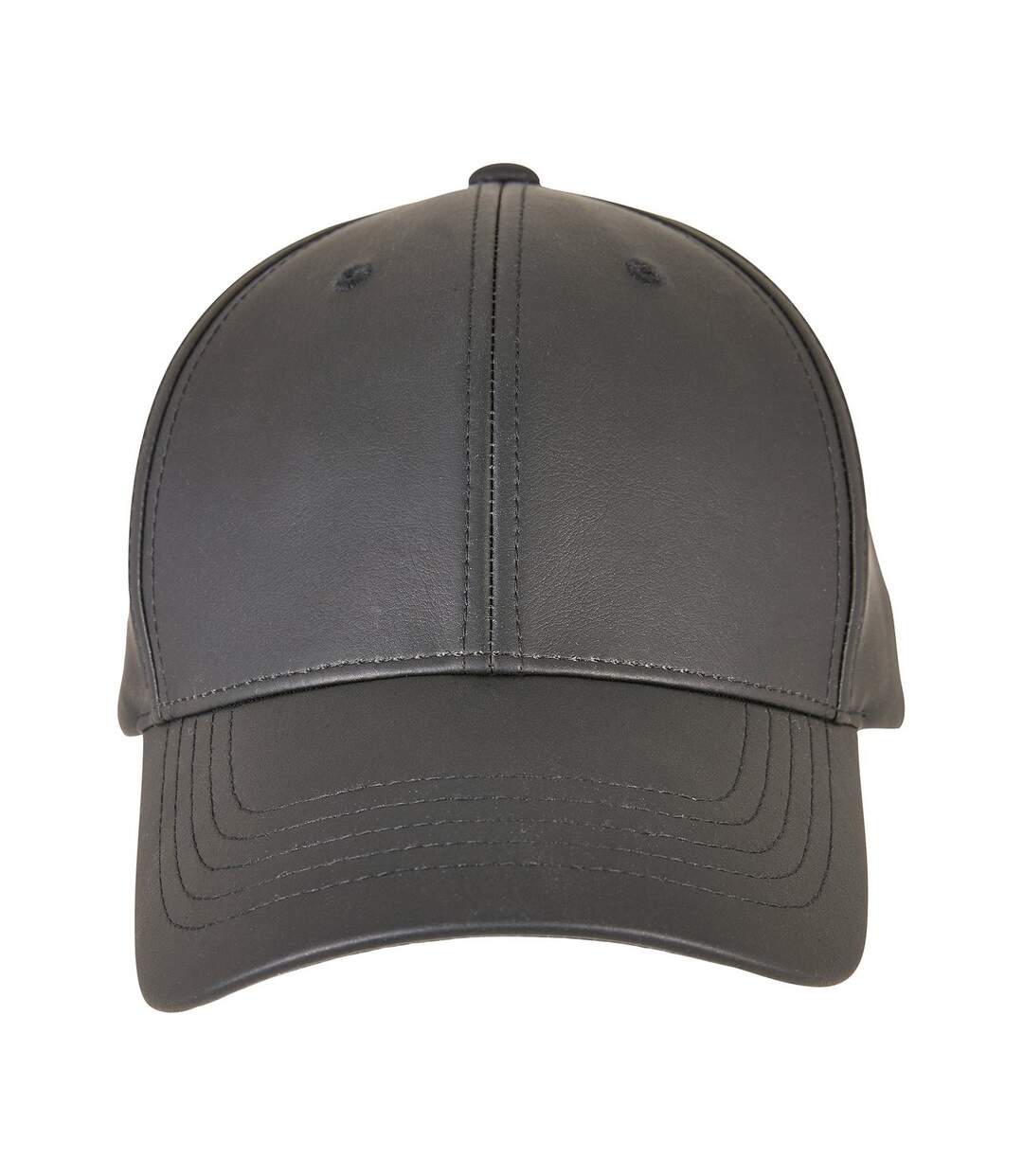 Unisex adult alpha shape cap black Flexfit-1