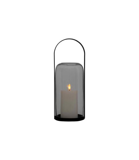 Lanterne LED en Verre Jako 35cm Noir